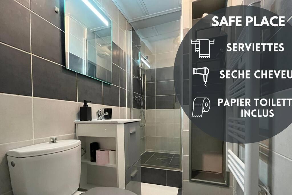 Saafeplace-4Pers-Wifi-Keybox-24Sur7 Étampes Dış mekan fotoğraf