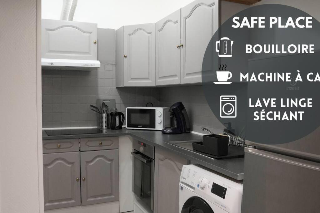 Saafeplace-4Pers-Wifi-Keybox-24Sur7 Étampes Dış mekan fotoğraf